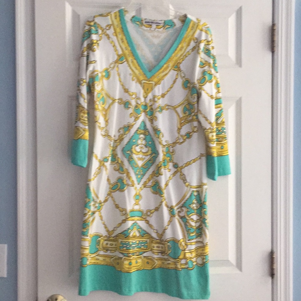 Barbara Gerwit V Neck Dress size L